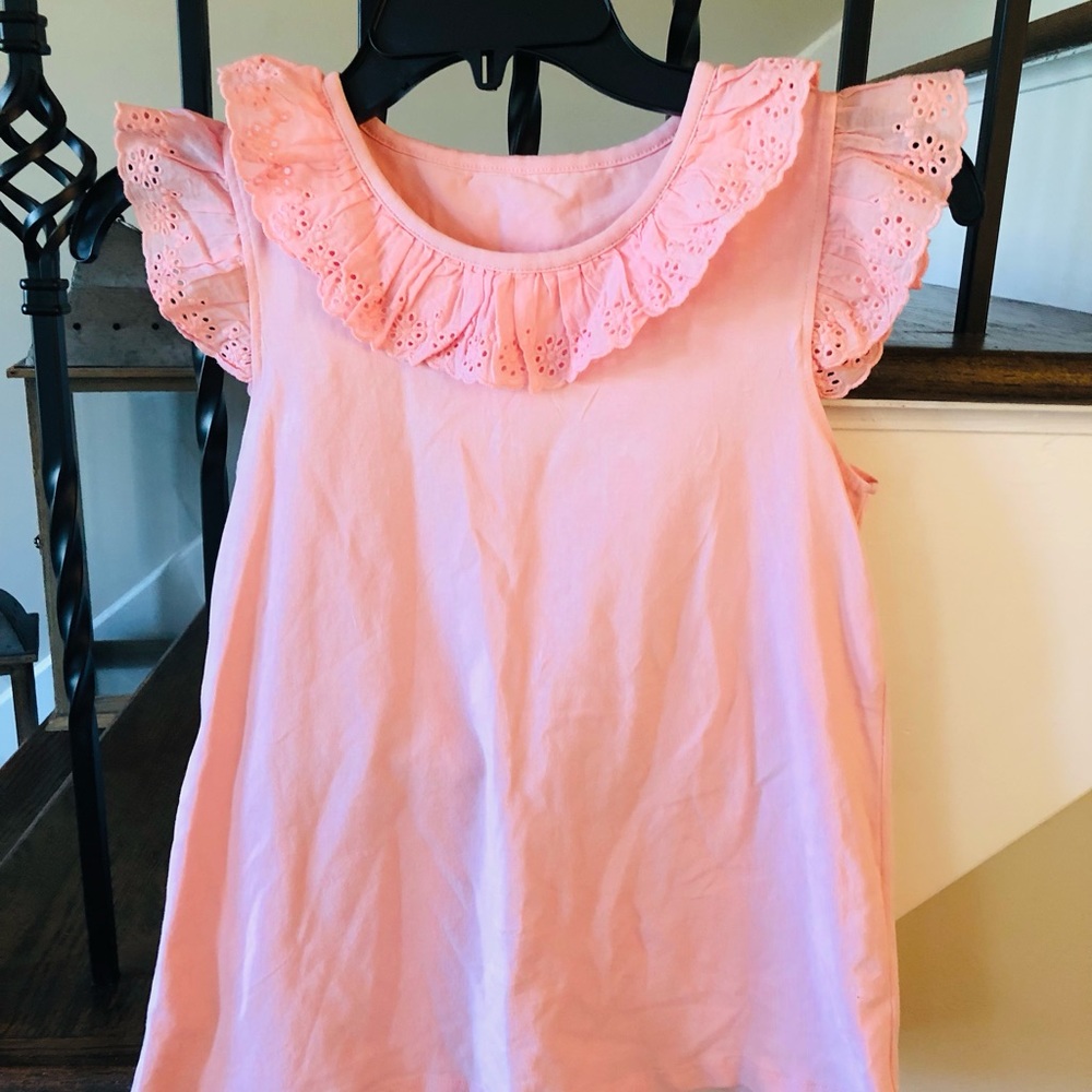 Girls Pink Serendipity by Shrimp and Grits Kids Top Size XL (9-10)
